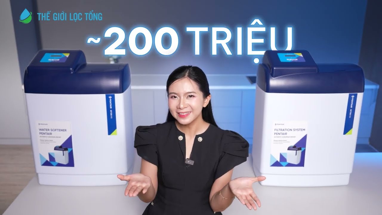 Review chi tiết hệ thống lọc tổng cao cấp được nhập khẩu từ Châu Âu - Pentair Softena Smart CS Midi
