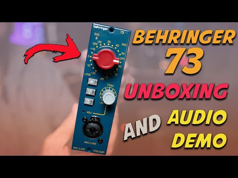You WANTED THIS, so I bought it! Behringer 73 Unboxing and Test