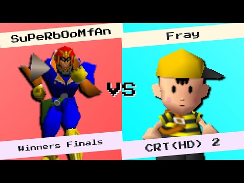 CRT(HD) 2 Winners Finals - SuPeRbOoMfAn (Captain Falcon) Vs. Fray (Ness) - SSB64