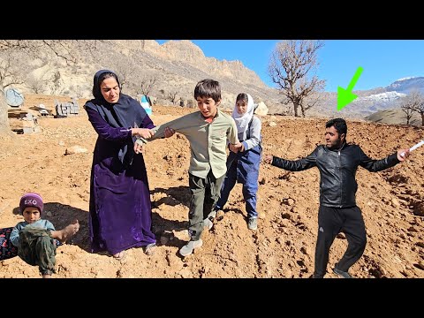 Reza's attempt to bring his father back to nomadic life and Ruqyeh's attempt to stop him