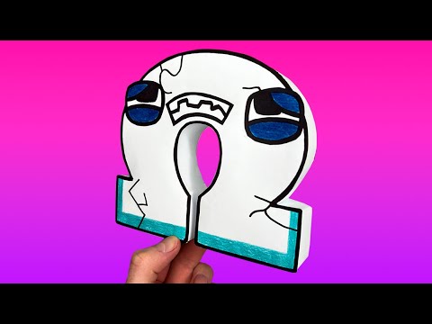 Paper Craft | GREEK Alphabet Lore OMEGA | Ω