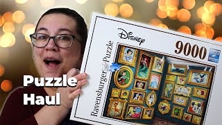 Unboxing the 9000 Pieces Ravensburger Disney Puzzle and Jigsaw Puzzle Haul!