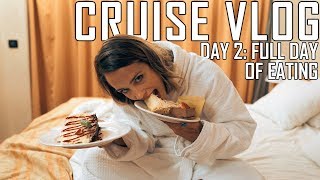 Carnival Valor Cruise Vlog - Day Two - Full Day of Eating, Tons of Desserts, Cheat Meals
