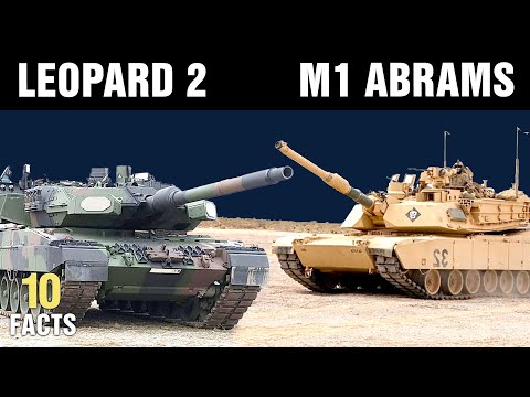 Top 10 Facts About M1 ABRAMS vs LEOPARD 2 Tanks & More
