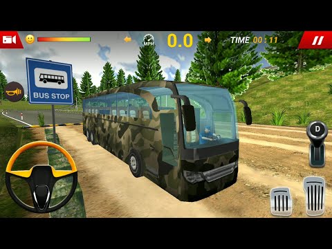 Army Bus Transport Duty 2019 | Car Simulator - Android Gameplay