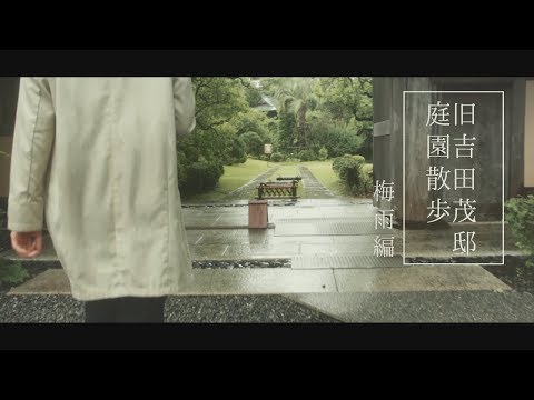 経営学科 旧吉田茂邸庭園散歩　梅雨編