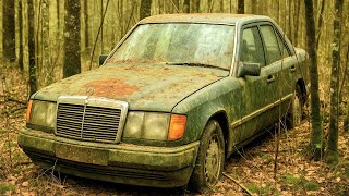 Starting Mercedes w124  abandoned for many years/old engine Restoring