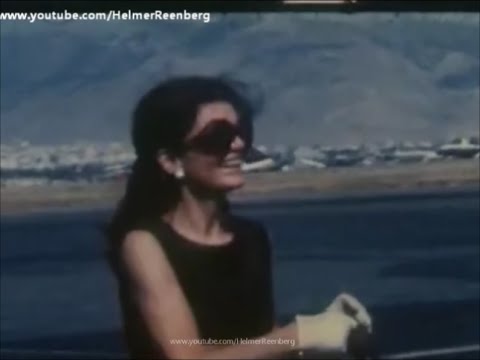 , title : 'July 7, 1969 - Jacqueline Kennedy Onassis greets her son John Jr. at Athens Airport, Greece'