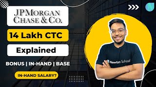 JP Morgan & Chase 14 Lac CTC Breakdown | Base, Bonus, In-hand Salary | Software Engineer