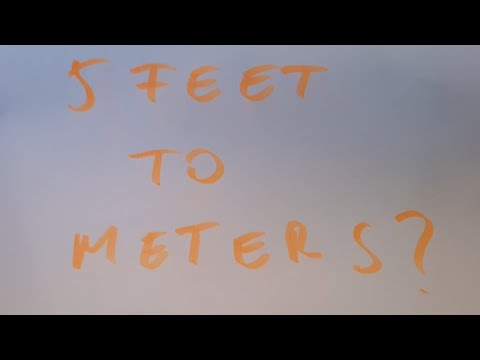 1st YouTube video about how many meters in 5 ft
