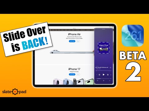 Slide Over is BACK in iPadOS 26.1 Beta 2!