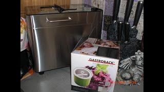 Design Brotbackautomat Advanced 42823 von Gastroback mit Einsatz zum Eismachen
