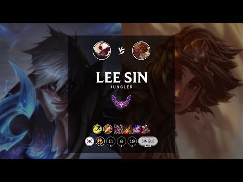 Lee Sin Jungle vs Taliyah - KR Master Patch 12.14