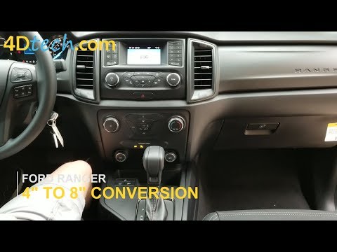 4" to 8" Factory SYNC 3 Upgrade Conversion | 2019+ Ford Ranger [Apple CarPlay & Android Auto]