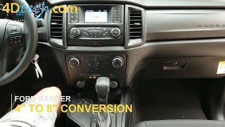 4" to 8" Factory SYNC 3 Upgrade Conversion | 2019+ Ford Ranger [Apple CarPlay & Android Auto]