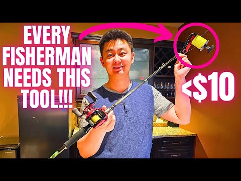 How to Put Fishing Line On Baitcaster Reel (Best Tool)