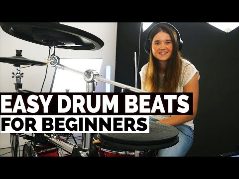 3 Easy Beginner Drum Beats  - Drum lesson | TheKays