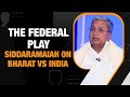 Karnataka Summit The Growth Guarantee CM Siddaramaiah On Bharat Vs India News9