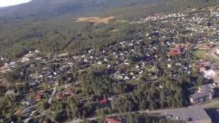 preview picture of video 'Helikoptertur over Setermoen 2014'