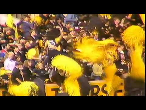 Richmond Cheer Squad in full flight 1984 Round 4