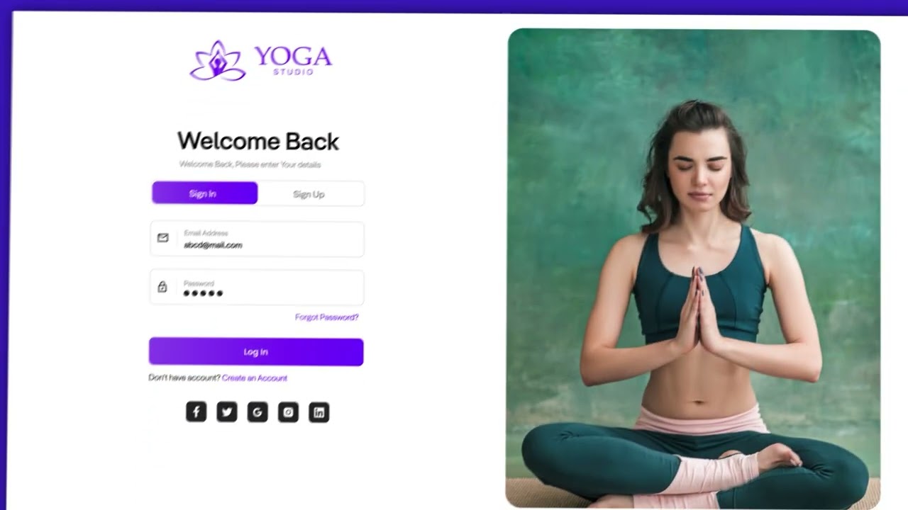 Yoga Studio HTML5 Website Template | Create Your Professional Yoga Site Easily!