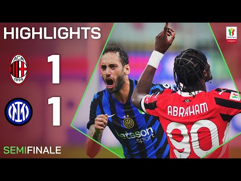 MILAN-INTER 1-1 | HIGHLIGHTS | SEMIFINALE | COPPA ITALIA FRECCIAROSSA 2024/25