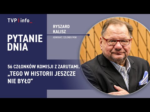56 członków komisji z zarzutami. Kalisz: tego w historii nie było | PYTANIE DNIA