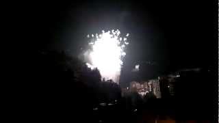 preview picture of video 'Descargas nocturna de cohetes en el Carmen de Cangas del Narcea, 14 julio 2012'
