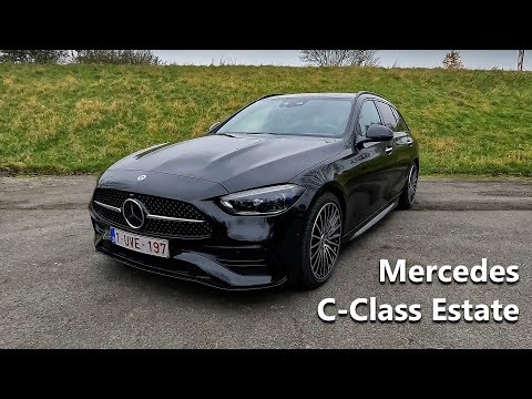 2022 Mercedes C-Class Estate Visual Review - C200 AMG Line 201 HP / 204 PS