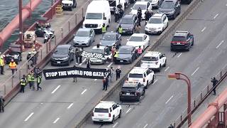 Pro-Palestinian protesters sentenced for 2024 Golden Gate Bridge shutdown