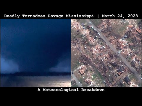 Meteorological Breakdown: Deadly Tornadoes Ravage Mississippi - March 24, 2023