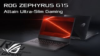 Video 0 of Product ASUS ROG Zephyrus G15 GA502 Gaming Laptop