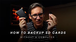 HOW TO Backup SD Cards WITHOUT a Computer