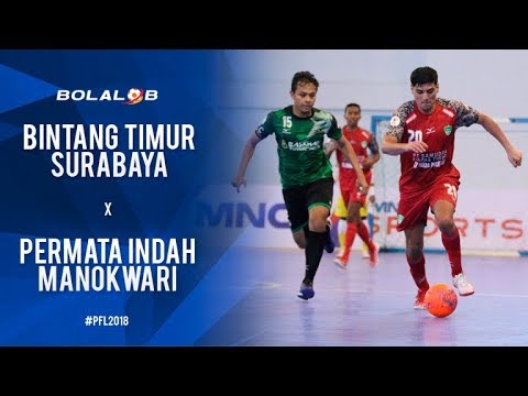 Bintang Timur Surabaya (1) Vs (2) Permata Indah Manokwari - Highlights Pro Futsal League 2018
