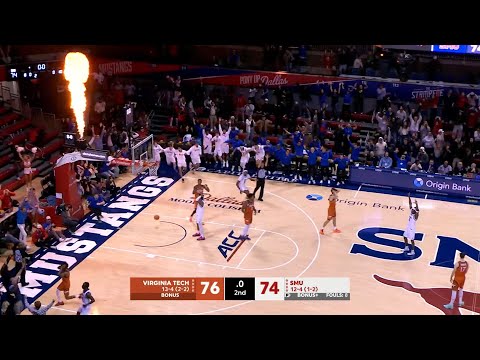 INCREDIBLE ENDING 😱 SMU WINS ON HALF-COURT BUZZER BEATER‼️| ESPN College Basketball