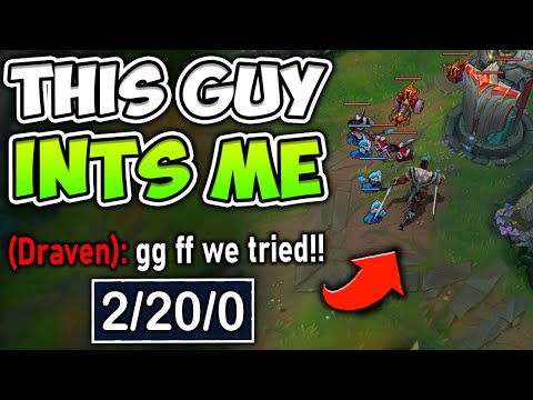 TYLER1 WANNA-BE RUNS IT DOWN MID... BUT THEN THIS HAPPENS - League of Legends