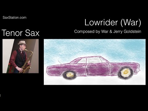 How to Play Lowrider Horn Line on tenor Sax