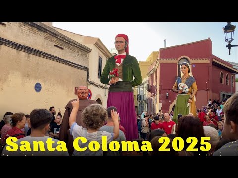 Festa Major Santa Coloma 2025 🎉 Cercavila Parade of Giants | Barcelona, Spain