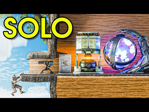 I Transformed My Tree Base Into A SOLO Fortress In ARK PvP