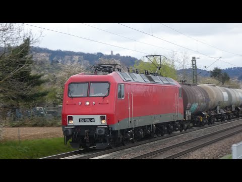 EXTRAlanger Zugverkehr von der Main-Neckar-Bahn | Weinheim Sulzbach