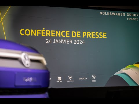Conférence de presse Volkswagen Group France - Janvier 2024