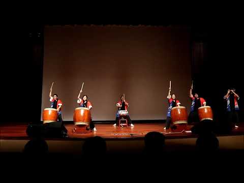 JCN2018 Japanese Cultural Night - Ngee Ann Polytechnic Taiko - Taiko Drums - Tatoe Bayashi 5Bof5[HD]