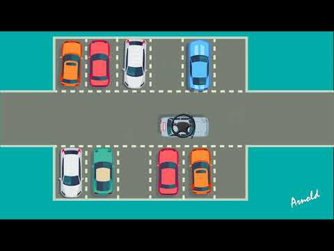 Wie parke ich rückwärts in eine Parkbox ein?