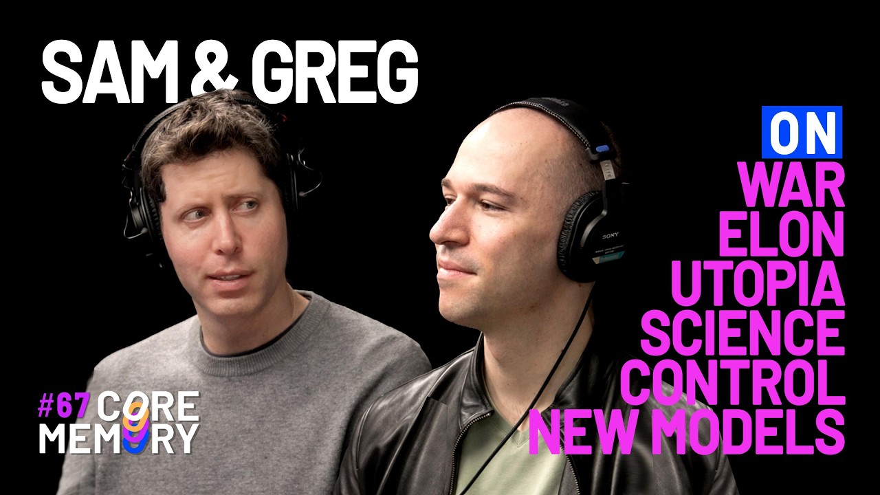 OpenAI 雙傑訪談解讀：算力不是成本，而是 Sam Altman 與 Greg Brockman 的平台豪賭