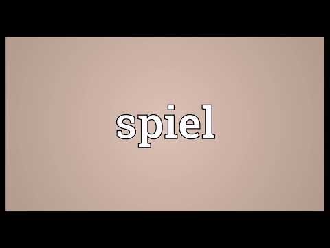 Spiel Meaning