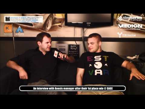 SAGE COD4 - Anexis interview after the grand final