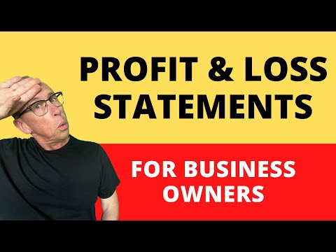 HOW TO READ A PROFIT AND LOSS STATEMENT