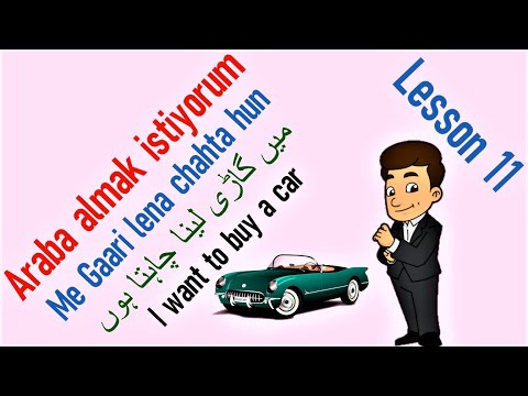 Learn Turkish Through Urdu Hindi Lesson 11 - Buying Things Phrases (Part 1)