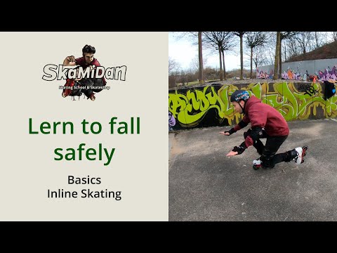 How to fall safely on inline skates – Controlled and safe falls with rollerblades | Basics #03