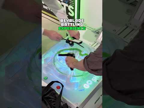 Immersive BEYBLADE X XR Stadium Battle! ​⁠Beyblade Training Center XR Demo in Japan